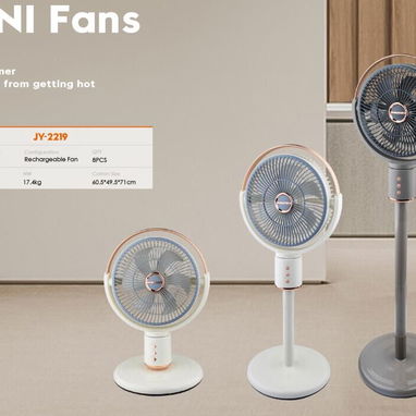 Ventilador recargable JYSUPER 3 en 1  4 velocidades, hasta 20h, 12000 mhap, litio, Cabezal giratorio 360° precio 90 USD - Img 126166776