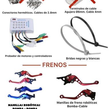 Accesorios y piezas de motos eléctricas y bicimotos - 9/10