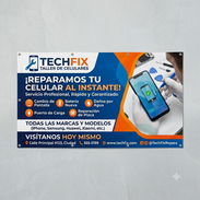 Cartel en lona para taller de celulares - Img 57199510