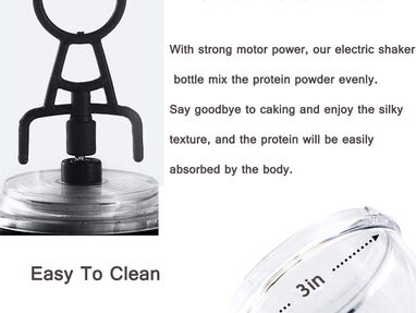 Shaker Electrico Para el gym , bebidas Energeticas y de proteinas nuevo en 20$+ Guantilla de Regalo - Img main-image