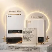 📍 *COMBO DISPONIBLE*  ➡️ INVERSOR SOLAR HÍBRIDO 3 KW FASE DIVIDA 110/220. BAJA FRECUENCIA - Img 56511788