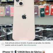 iPhone 13 128GB libre de fábrica! Bat 79% - Img 56014256
