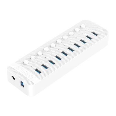 RegletaORICO CT2U3-10AB-WH USB multipuerto 10 con transformador - Img 112361246