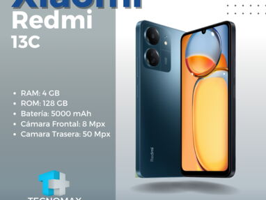 (TECNOMAX) Xiaomi Redmi 13C • 4GB/128GB • NUEVO EN CAJA •59152641 - Img main-image