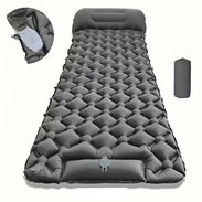 Colchoneta inflable ultraligera para acampar cuenta con un diseño ergonómico de celdas y una almohada integrada - Img 57752065