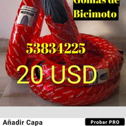 Ganga Vendo gomas de bicimoto 90/90/14  de 8 capas  53834225. Precio( 20 USD)tambien tenemos mensajería por un costo adi - Img 55900566