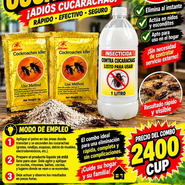 Veneno para Cucarachas - 2/3
