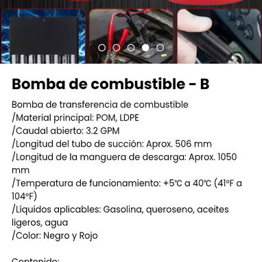 Bomba de combustible - B. Bomba de transferencia de combustible. Nueva - Img 106512483