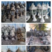 Lampar, mesas y cillas de aluminio - Img 45508226