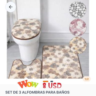 Alfombras para baños, cortinas, útiles del hogar - Img 123835880