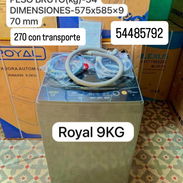 Lavadora automática Royal 9kg agua fria y caliente - Img 55151607
