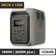 EcoFlow DELTA 3 1500 con 1536Wh, 1800W - Pico 3600W, Carga Rápida y Batería LiFePO Estación de Energía Portátil 800$ - Img 55672503