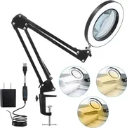 40 USD - LAMPARA CON LUPA, 3 TONALIDADES DE LUZ - Img 50531518