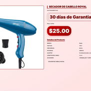 SECADOR DE CABELLO ROYAL . - Img 57103708