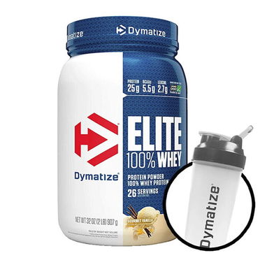 WHEY PROTEIN ELITE DYMATIZE 2LBS - 2/10
