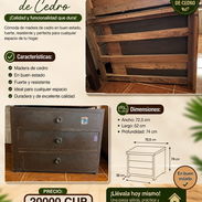 Gavetero de madera de cedro - Img 56443404