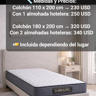 Colchones, Camas, juegos de muebles para sala y comedor - Img 122724266
