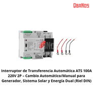`Interruptor Transferencia Automática ATS 100A 220V — Solar y Generador ⚡🔌` - Img 55612440