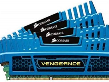 Cambio 4 RAM DDR3 CORSAIR VENGEANCE de 4GB a 1600 por 4 de 8GB a 2400 de color azul - Img 65261793