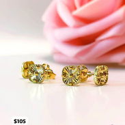 Aretes originales Oro 10K. El precio varía según el modelo. LM joyería. Garantía en su compra - Img 55413017