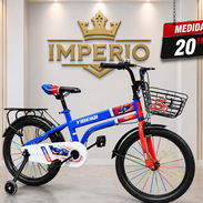 Bicicletas medida 20 para varones con timbre cesta y parrilla nuevas en su caja disponible en vários colores - Img 56764599