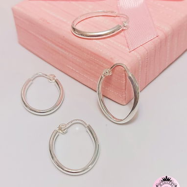 Argollas de Plata S925. LM joyería. El precio varía según el modelo - 7/7