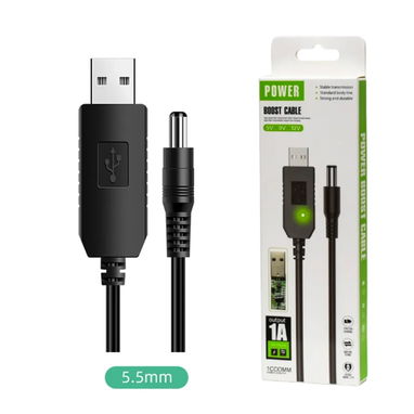 ‼️Cable Convertidor Adaptador USB 5V a DC 9V/12V modem/router/repetidor(Vedado/53317139)‼️ - Img 116125162