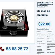 COCINA DE GAS DE VITROCERÁMICA 1 QUEMADOR VPT-0398 - Img 55991868
