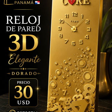 RELOJ DE PARED 3D súper elegantes y a la vista - Img 123472077