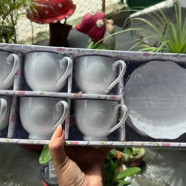 (C) SET DE TAZAS DE CERÁMICA - Img 123926731