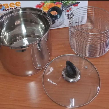 Freidora con Tapa Vidrio y Canasta Escurridora, Freidora con Cesta Escurridora y Tapa Vidrio VPT# - 3/3