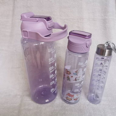 💜Set de 3 pomos Material plástico engomado(DH) - 3/5