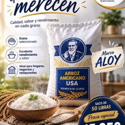 Sacos de arroz 50 lb Aloy - Img 57003610