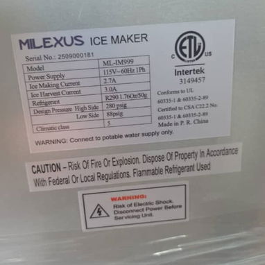 Máquina de hielo Milexus mensajería gratis - 3/3