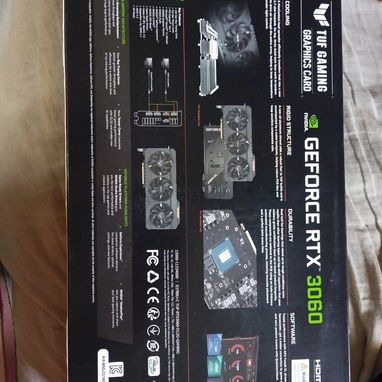 Vendo una 3060 de 12gb TUF rgb de uso con sus cajas y accesorios en 220 usd soy de playa, escribir al 56578961 - Img 124877060