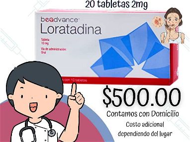 Loratadina 20 tabletas 450 Mn vedado - Img main-image-45648900
