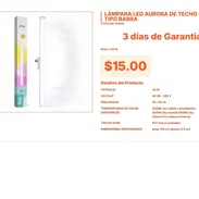 Versatilidad y ahorro en la Lámpara LED Aurora de temporada hoy mismo VPT#-0164 - Img 55445376