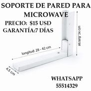 SOPORTE DE PARED PARA MICROWAVE, ENTREGA DE FACTURA, VARIEDAD DE ARTÍCULOS DE FERRETERÍA, ETC - Img 54757915