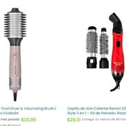Plancha alisado ondulado cabello / secador cepillo / cepillo de aire caliente / kit de corte de cabello - Img 57299147