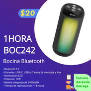 Bocina Bluetooth 1HORA BOC242 - Img 55268959