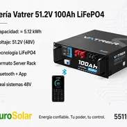 Batería Vatrer 51.2V 100Ah LiFePO4 (Server Rack - Img 56930164