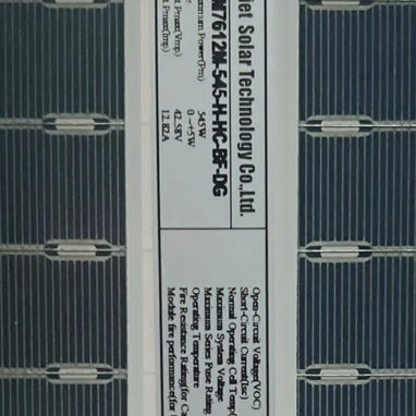 PANELES 540W BIFACIALES - 2/2