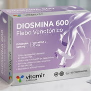 Diosmina 600 mg con Vitamina C 30 mg importada caja de 60 tabletas - Img 56276885