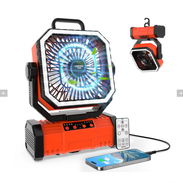 Ventilador recargable 20000 mAh luz LED y control remoto Super RGB G70 Pro - Img 57664100