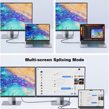 ☎️53544655 🛵 Entrega Disponible ⭐Cable USB-C a DisplayPort 1.4 UANTIN (6 pies / 1.8 m) ⭐ - Img 127614682