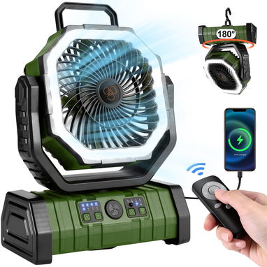 Ventiladores recargables portátiles de 30000mAh - Img 126132794
