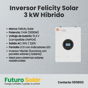 Inversor Felicity Solar 3 kW - Img 55068425