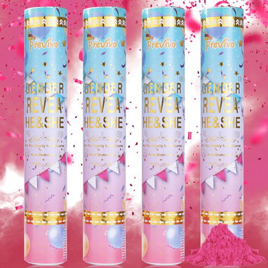 Cañones de humo para revelación de género 💙💕 - Img 119892356