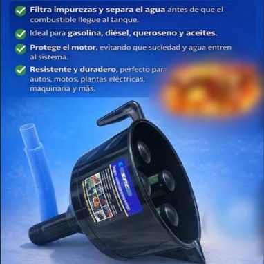Embudo con filtro para gasolina. - 2/3