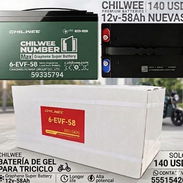 Vendo baterias de GEL 🔋 MARCA CHILWEE SUELTAS O LAS 6, tienen el mismo precio si quiere comprar las 6, cada una esta en - Img 55807889